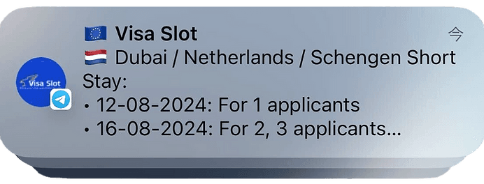 Telegram notification preview
